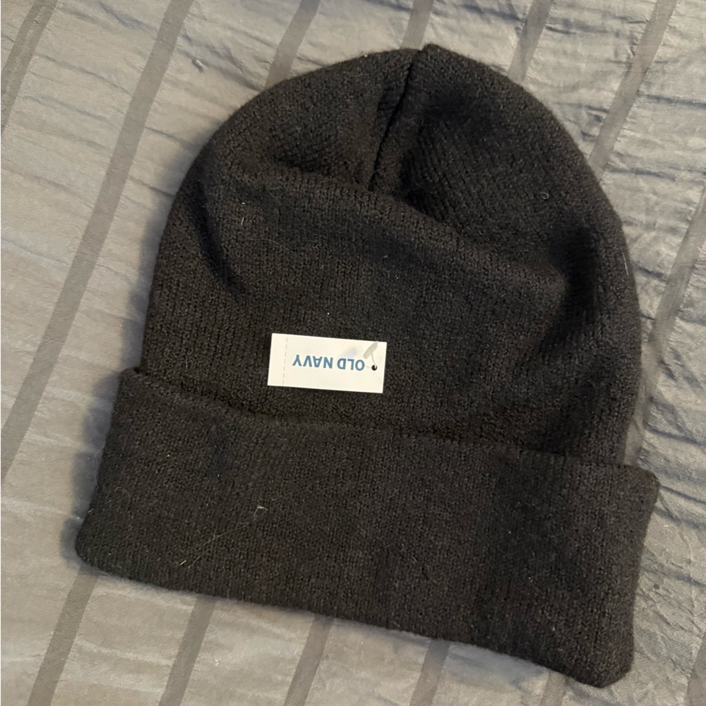 Old Navy Black Knit Beanie